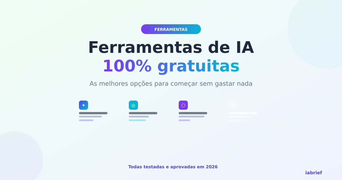 Ferramentas De Ia Gratuitas