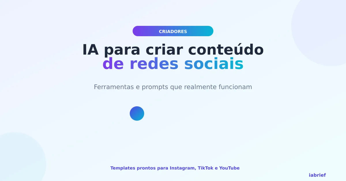 Ia Para Criar Conteudo Redes Sociais