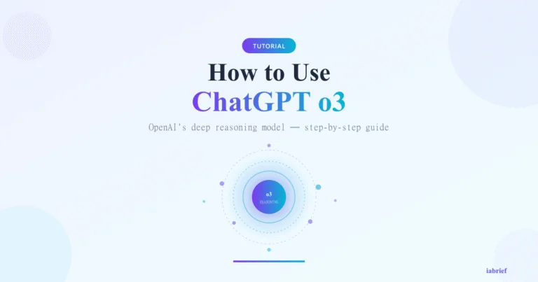 ChatGPT o3 Tutorial: How to Use OpenAI's Deep Reasoning Model