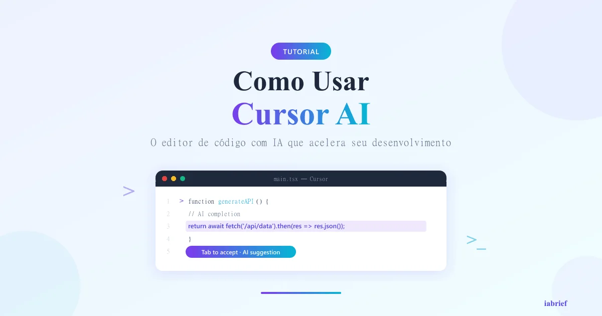 Cursor AI Tutorial: Como Usar o Editor de Código com IA Agente