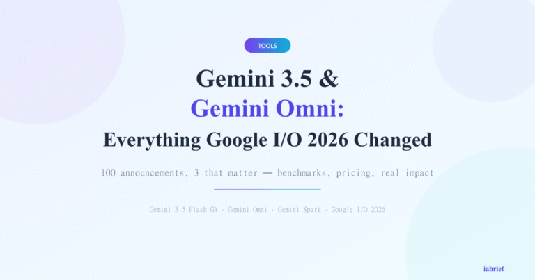 Gemini 3.5 Flash and Gemini Omni at Google I/O 2026: confirmed benchmarks, pricing, and real impact for creators