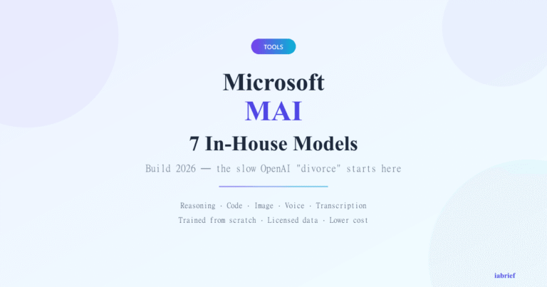 Microsoft MAI: The 7 In-House Models From Build 2026 and the Slow OpenAI “Divorce”
